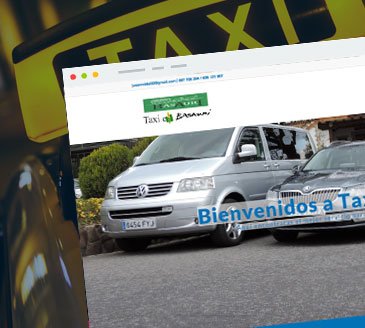 diseño web en basauri, bizkaia para taxienbasauri.com miniatura
